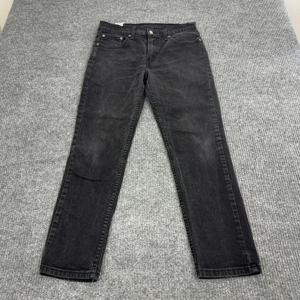 Levis 511 Slim Jeans Mens 32x28‎ Black Cotton Stretch Denim Casual Style